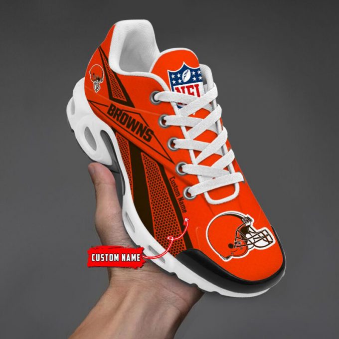 Cleveland Browns Premium Nfl Air Max Plus Sport Sneakers For Fan Gifts