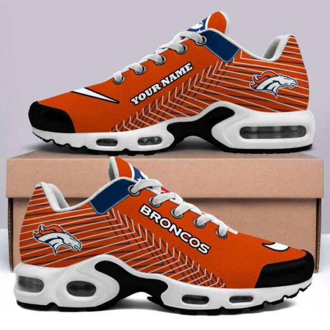 Denver Broncos Air Max Plus Sport Sneakers For Fan Gifts