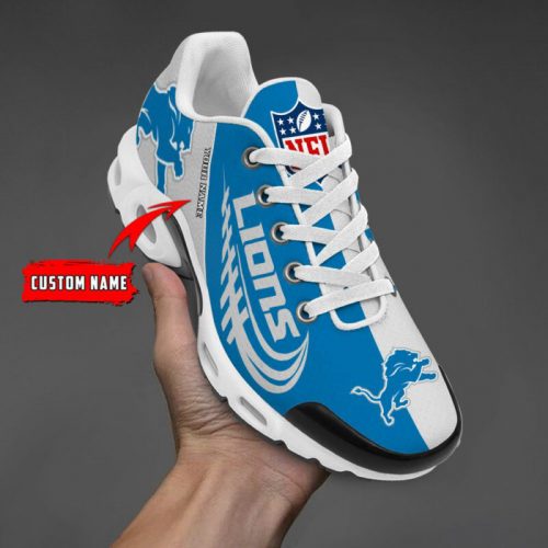 Detroit Lions NFL Half Color Air Max Plus Sport Sneakers For Fan Gifts