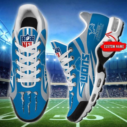 Detroit Lions NFL Monster Air Max Plus Sport Sneakers For Fan Gifts