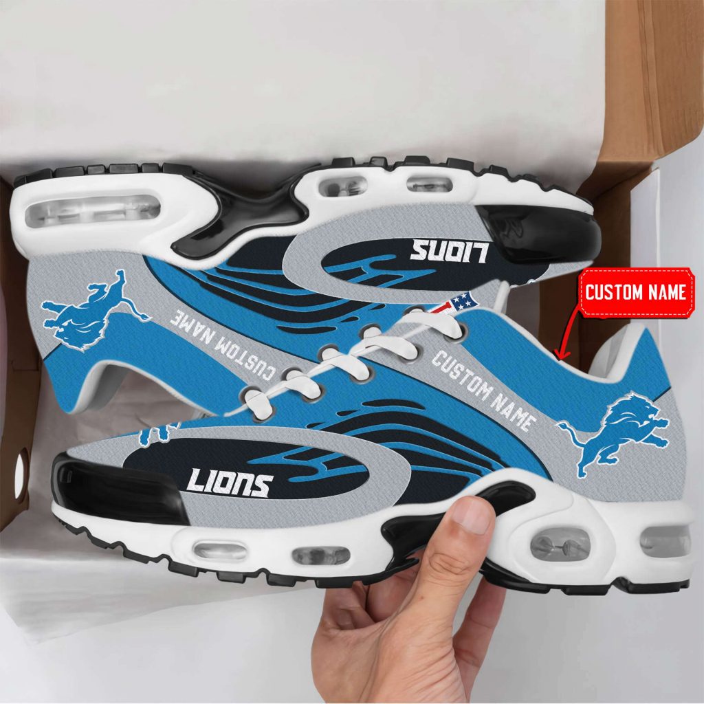 Detroit Lions Nfl Premium Air Max Plus Sport Sneakers For Fan Gifts