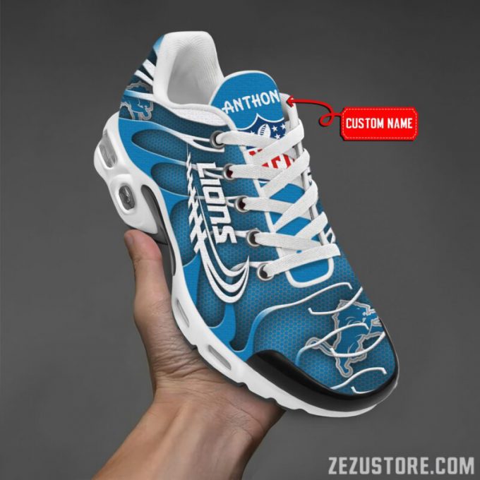 Detroit Lions Nfl Premium Air Max Plus Sport Sneakers For Fan Gifts