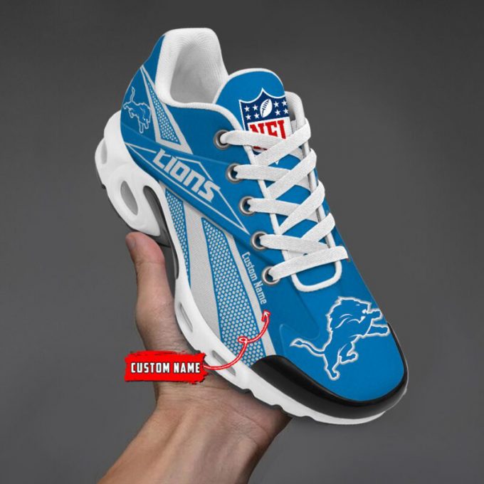 Detroit Lions Premium Nfl Air Max Plus Sport Sneakers For Fan Gifts