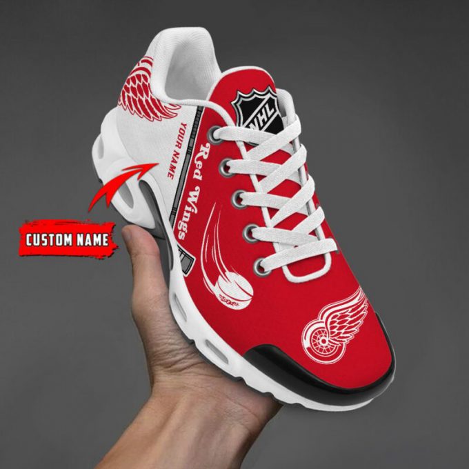 Detroit Red Wings Nhl Teams Air Max Plus Sport Sneakers For Fan Gifts