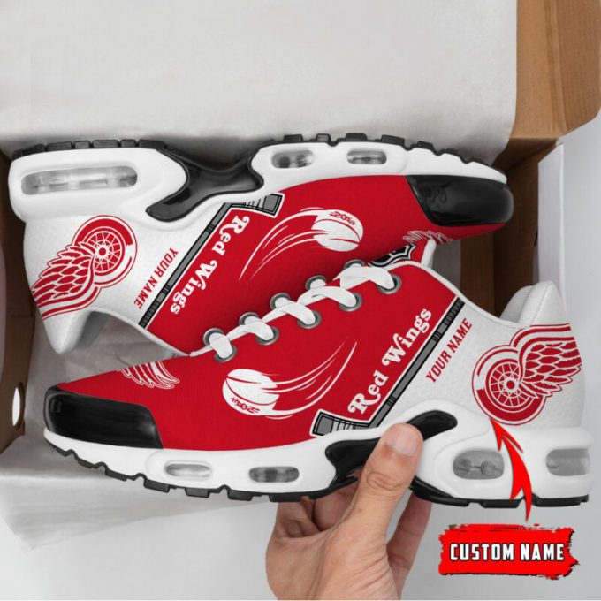 Detroit Red Wings Nhl Teams Air Max Plus Sport Sneakers For Fan Gifts