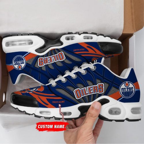 Edmonton Oilers NHL Air Max Plus Sport Sneakers For Fan Gifts