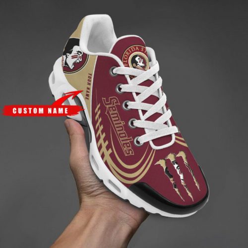 Florida State Seminoles NCAA Air Max Plus Sport Sneakers For Fan Gifts