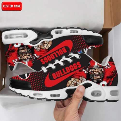 Georgia Bulldogs NCAA Premium Air Max Plus Sport Sneakers For Fan Gifts