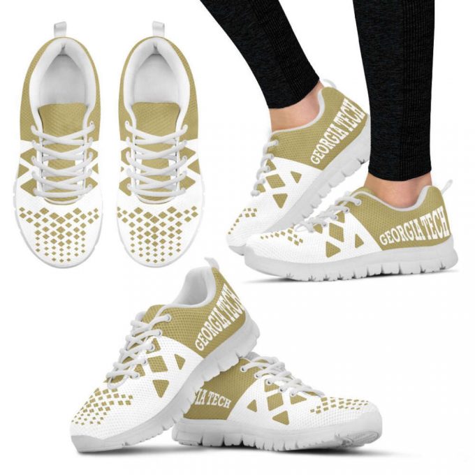 Georgia Tech Yellow Jackets Unisex Running Shoes For Fans Gifts