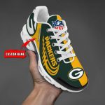 Green Bay Packers NFL Half Color Air Max Plus Sport Sneakers For Fan Gifts