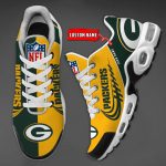 Green Bay Packers NFL Half Color Air Max Plus Sport Sneakers For Fan Gifts