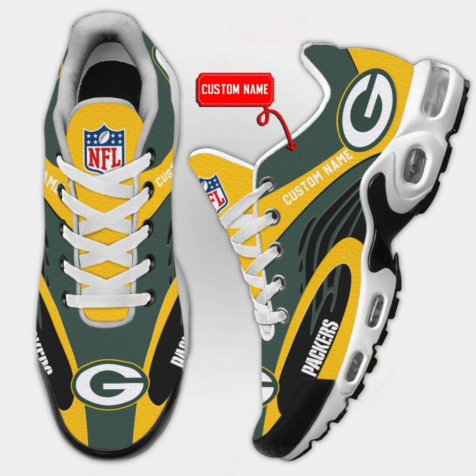 Green Bay Packers Nfl Premium Air Max Plus Sport Sneakers For Fan Gifts