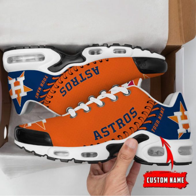 Houston Astros Mlb Air Max Plus Sport Sneakers For Fan Gifts