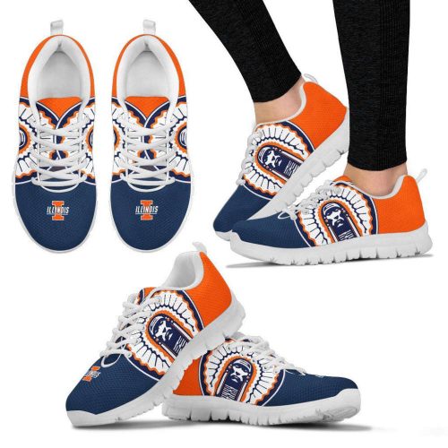 Illinois Fighting Illini Unisex Running Shoes For Fans Gifts