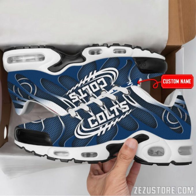 Indianapolis Colts Nfl Premium Air Max Plus Sport Sneakers For Fan Gifts