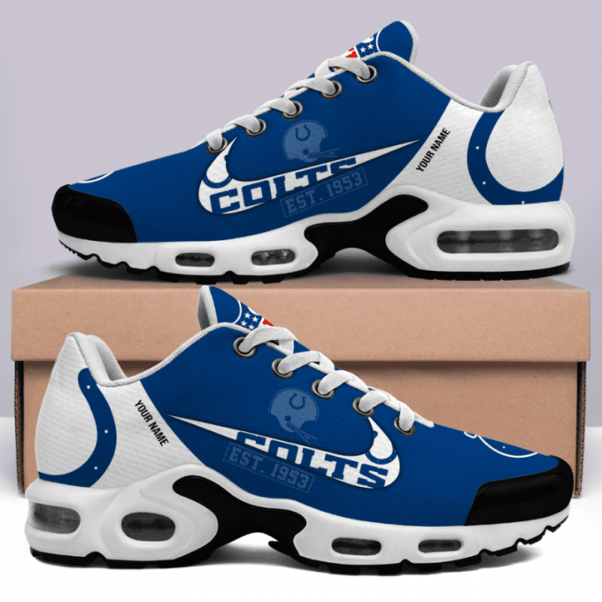 Indianapolis Colts Nfl Premium Air Max Plus Sport Sneakers For Fan Gifts