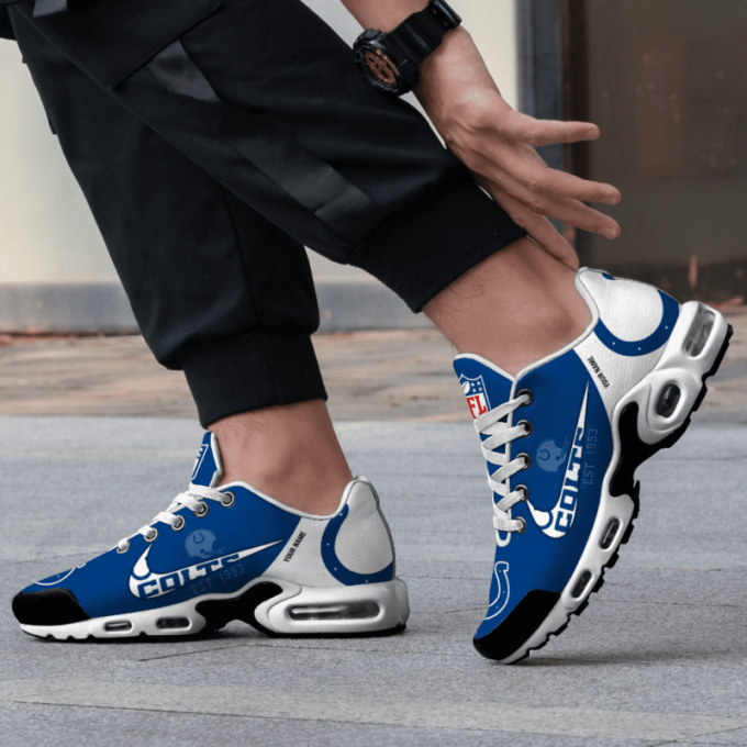 Indianapolis Colts Nfl Premium Air Max Plus Sport Sneakers For Fan Gifts