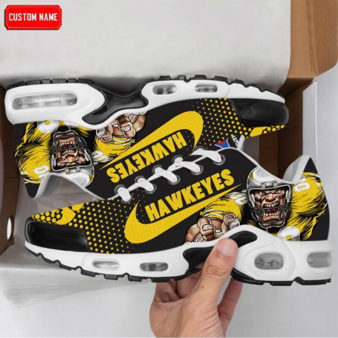 Iowa Hawkeyes Ncaa Premium Air Max Plus Sport Sneakers For Fan Gifts