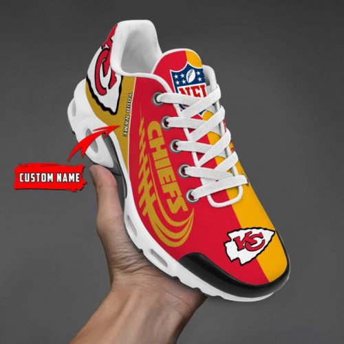 Kansas City Chiefs NFL Half Color Air Max Plus Sport Sneakers For Fan Gifts