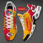 Kansas City Chiefs NFL Half Color Air Max Plus Sport Sneakers For Fan Gifts