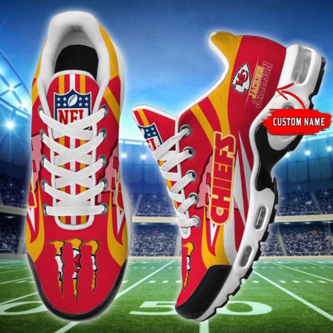 Kansas City Chiefs Nfl Monster Air Max Plus Sport Sneakers For Fan Gifts