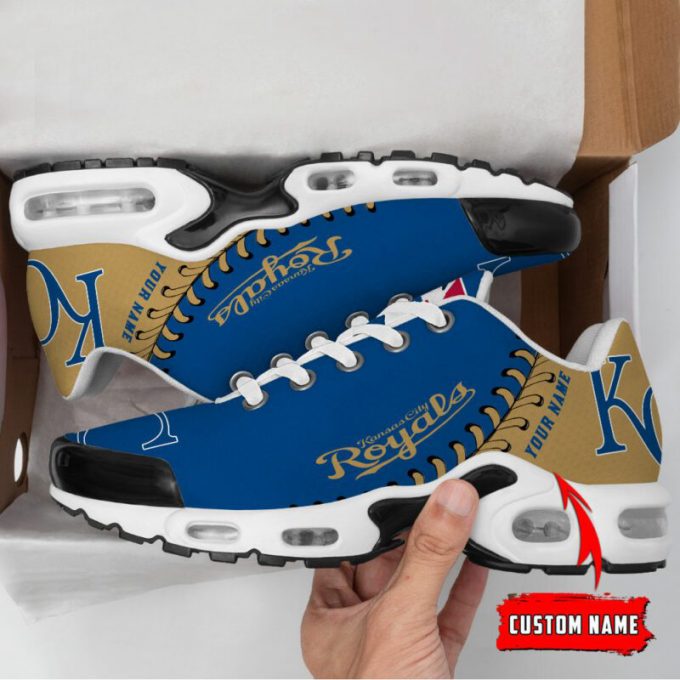 Kansas City Royals Mlb Air Max Plus Sport Sneakers For Fan Gifts