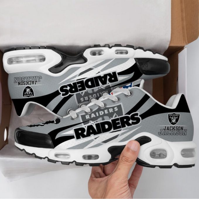 Las Vegas Raiders Nfl Monster Air Max Plus Sport Sneakers For Fan Gifts