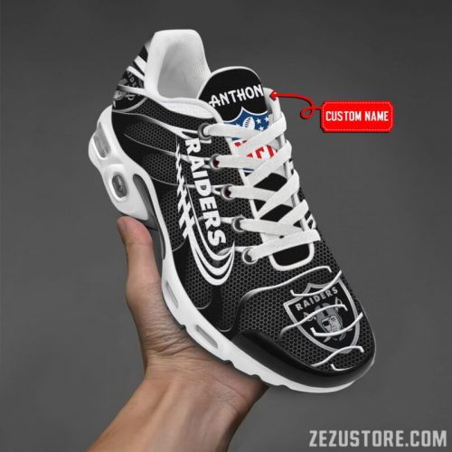 Las Vegas Raiders NFL Premium Air Max Plus Sport Sneakers For Fan Gifts