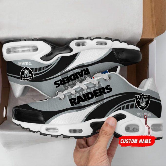 Las Vegas Raiders Nfl Teams Air Max Plus Sport Sneakers For Fan Gifts