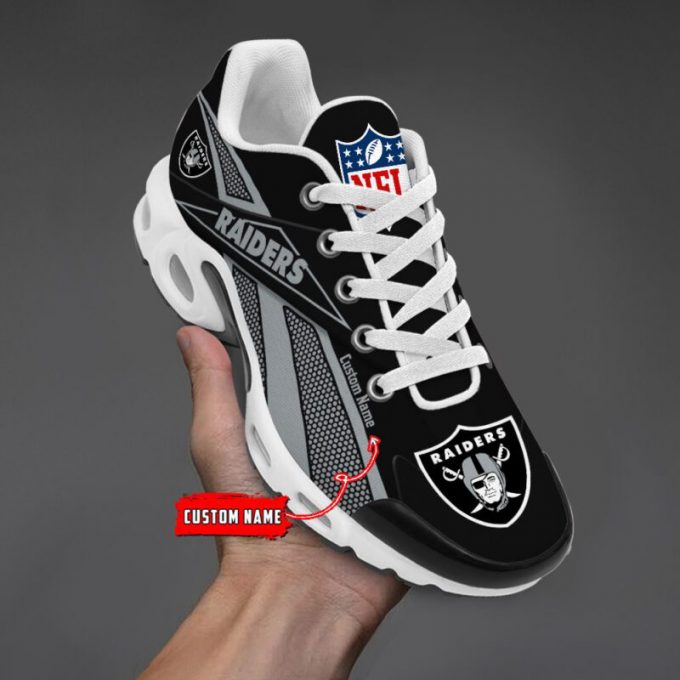 Las Vegas Raiders Premium Nfl Air Max Plus Sport Sneakers For Fan Gifts