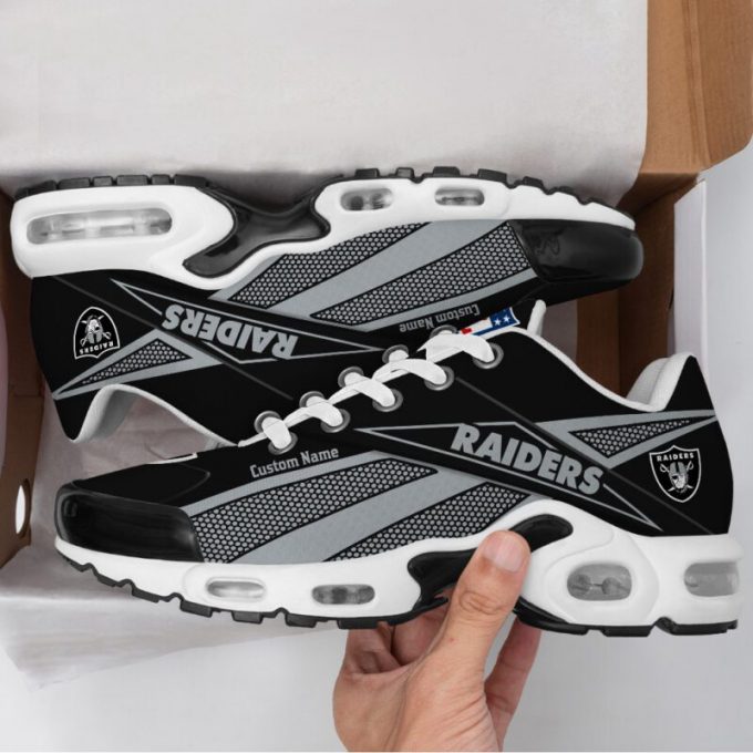 Las Vegas Raiders Premium Nfl Air Max Plus Sport Sneakers For Fan Gifts