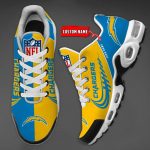 Los Angeles Chargers NFL Half Color Air Max Plus Sport Sneakers For Fan Gifts