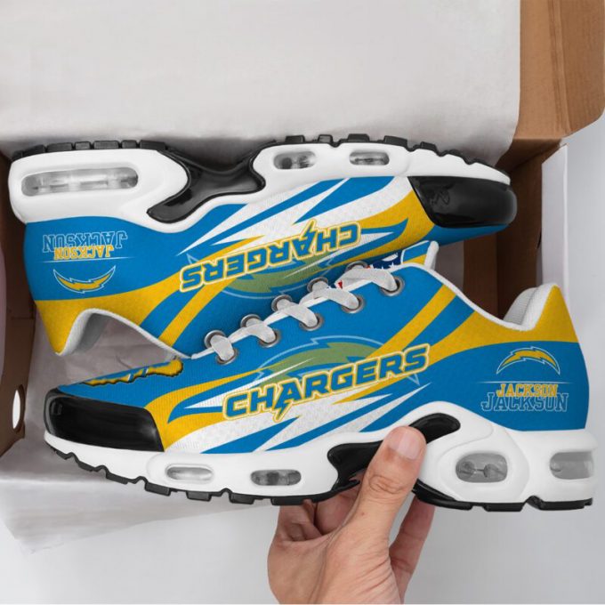 Los Angeles Chargers Nfl Monster Air Max Plus Sport Sneakers For Fan Gifts