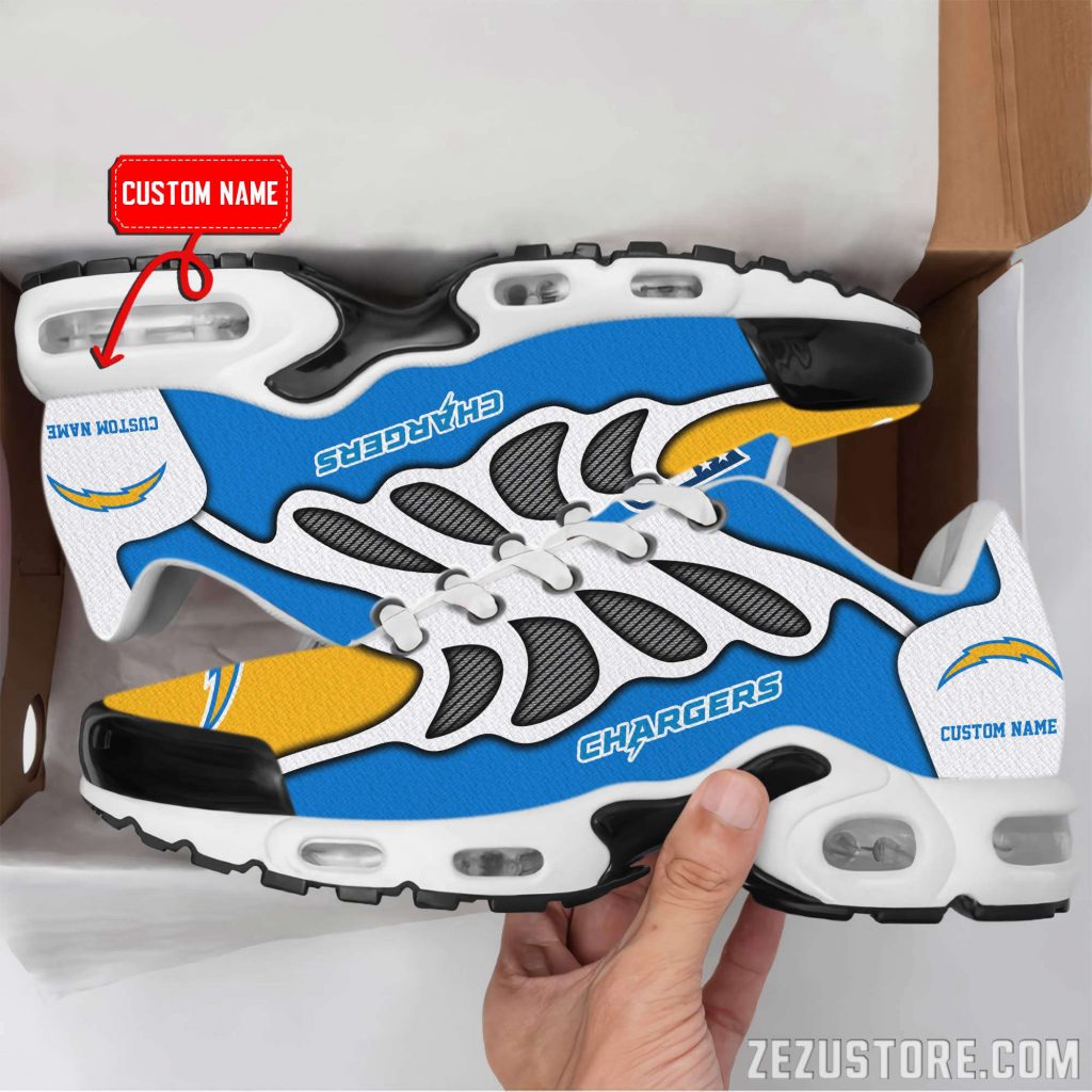 Los Angeles Chargers Nfl Premium Air Max Plus Sport Sneakers For Fan Gifts