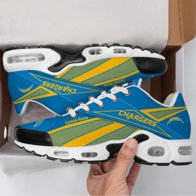 Los Angeles Chargers Premium Nfl Air Max Plus Sport Sneakers For Fan Gifts