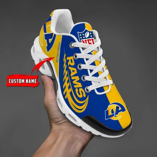 Los Angeles Rams NFL Half Color Air Max Plus Sport Sneakers For Fan Gifts