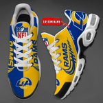 Los Angeles Rams NFL Half Color Air Max Plus Sport Sneakers For Fan Gifts