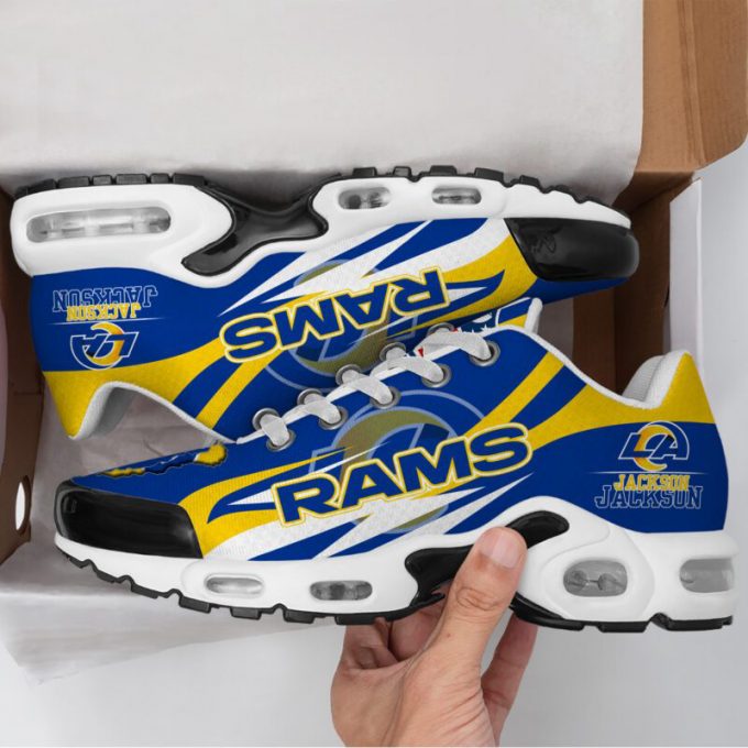 Los Angeles Rams Nfl Monster Air Max Plus Sport Sneakers For Fan Gifts