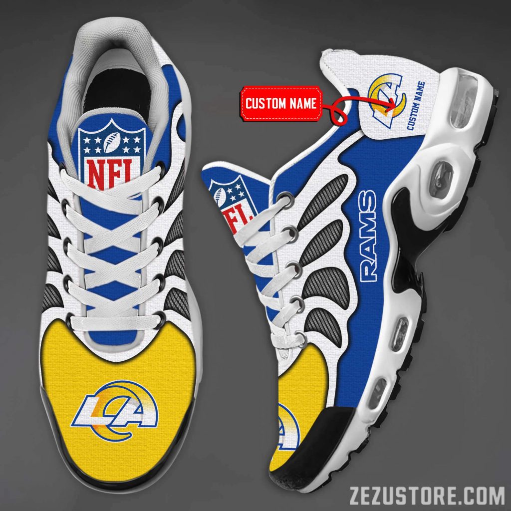 Los Angeles Rams Nfl Premium Air Max Plus Sport Sneakers For Fan Gifts