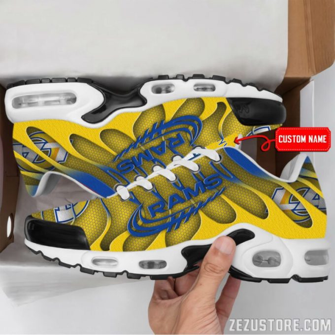 Los Angeles Rams Nfl Premium Air Max Plus Sport Sneakers For Fan Gifts