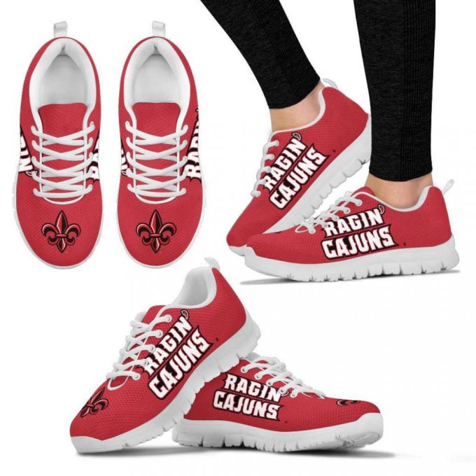 Louisiana Raginâ€™ Cajuns Unisex Running Shoes For Fans Gifts