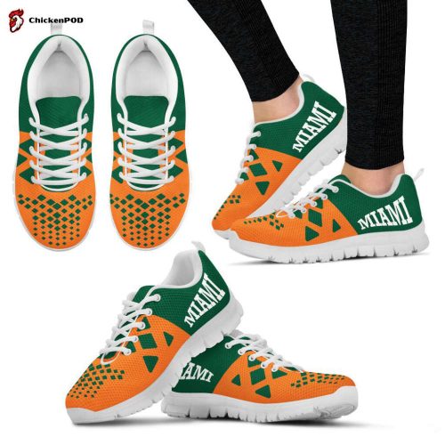 Miami Hurricanes Unisex Running Shoes For Fans Gifts