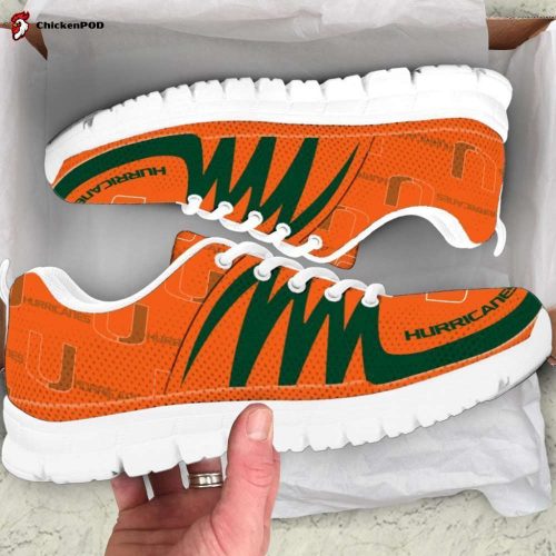 Miami Hurricanes Unisex Running Shoes For Fans Gifts