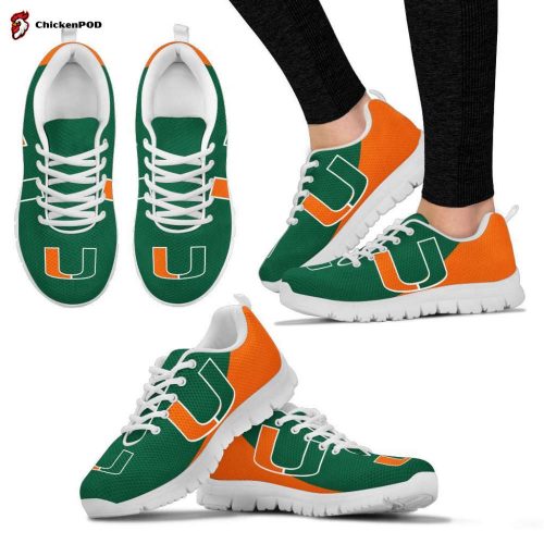 Miami Hurricanes Unisex Running Shoes For Fans Gifts