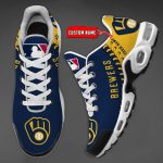 Milwaukee Brewers MLB Air Max Plus Sport Sneakers For Fan Gifts