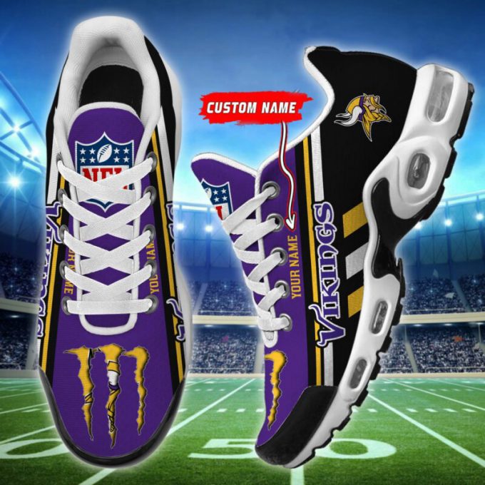 Minnesota Vikings Nfl Air Max Plus Sport Sneakers For Fan Gifts