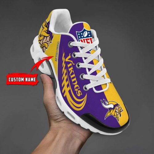 Minnesota Vikings NFL Half Color Air Max Plus Sport Sneakers For Fan Gifts