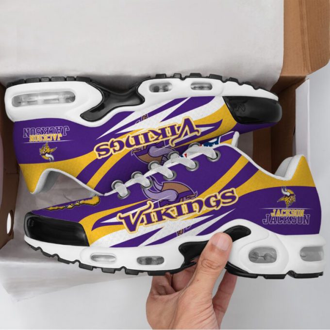 Minnesota Vikings Nfl Monster Air Max Plus Sport Sneakers For Fan Gifts