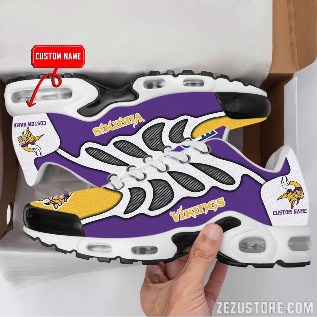 Minnesota Vikings Nfl Premium Air Max Plus Sport Sneakers For Fan Gifts