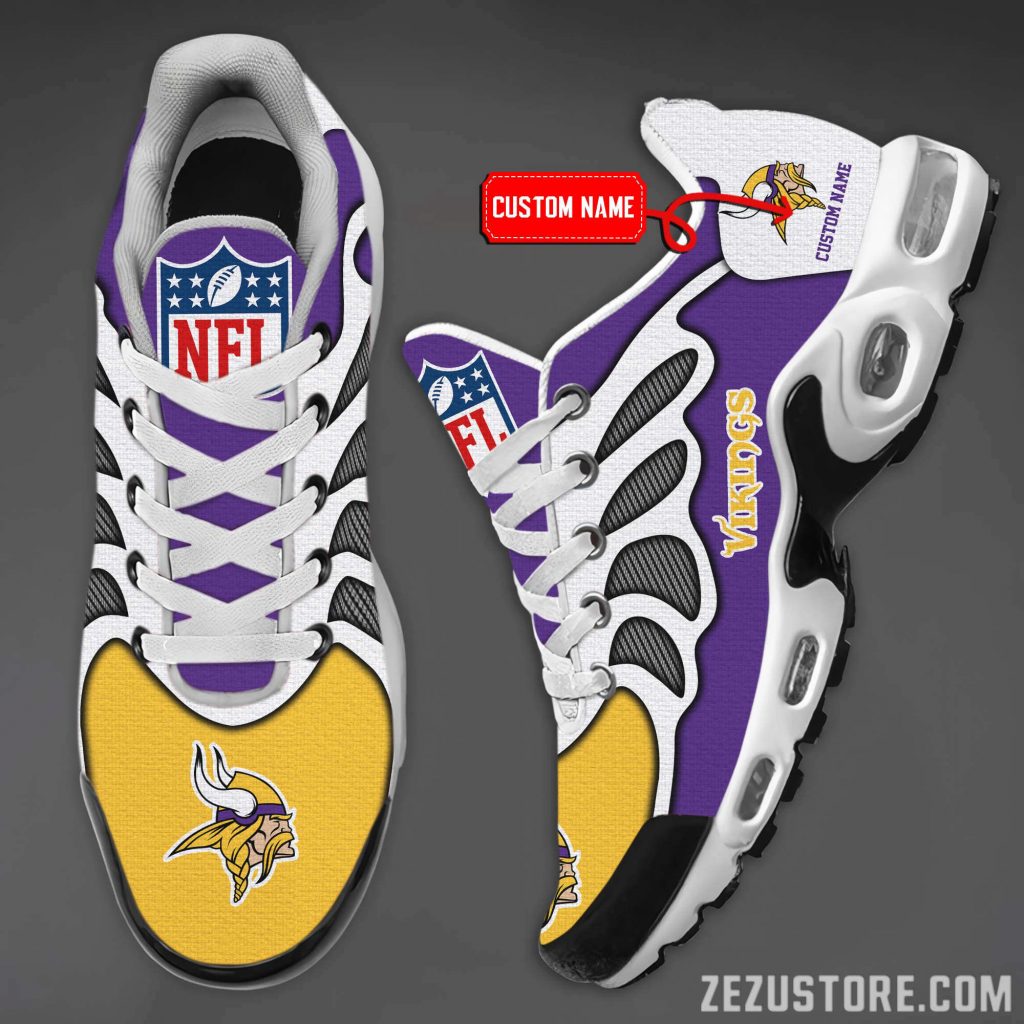 Minnesota Vikings Nfl Premium Air Max Plus Sport Sneakers For Fan Gifts